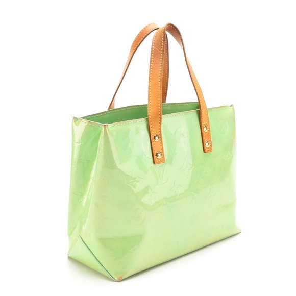 LOUIS VUITTON Reade PM Tote Monogram Vernis Green - Picture 2 of 16